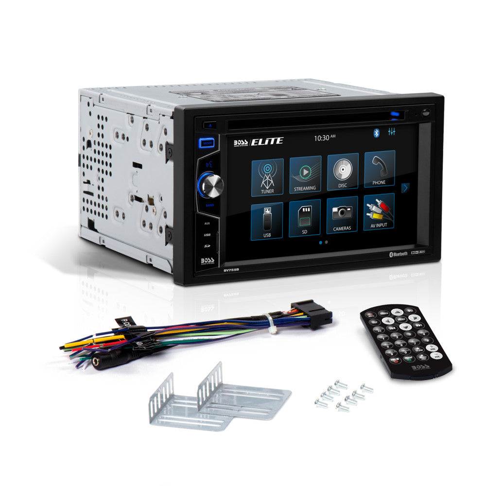 BOSS Elite, In-Dash > Double Din, Model BV755B, detail view