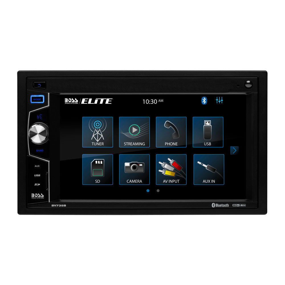 BOSS Elite, In-Dash > Double Din, Model BV735BLC, front face view