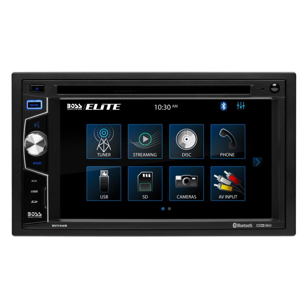 BOSS Elite, In-Dash > Double Din, Model BV755BLC, front face view