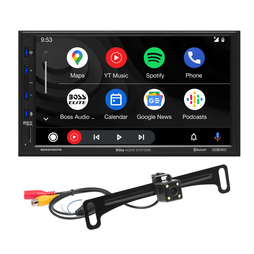 BOSS Elite, Packages > Car > Receiver - Rear Camera, Model BE920WCPA-C, front face view