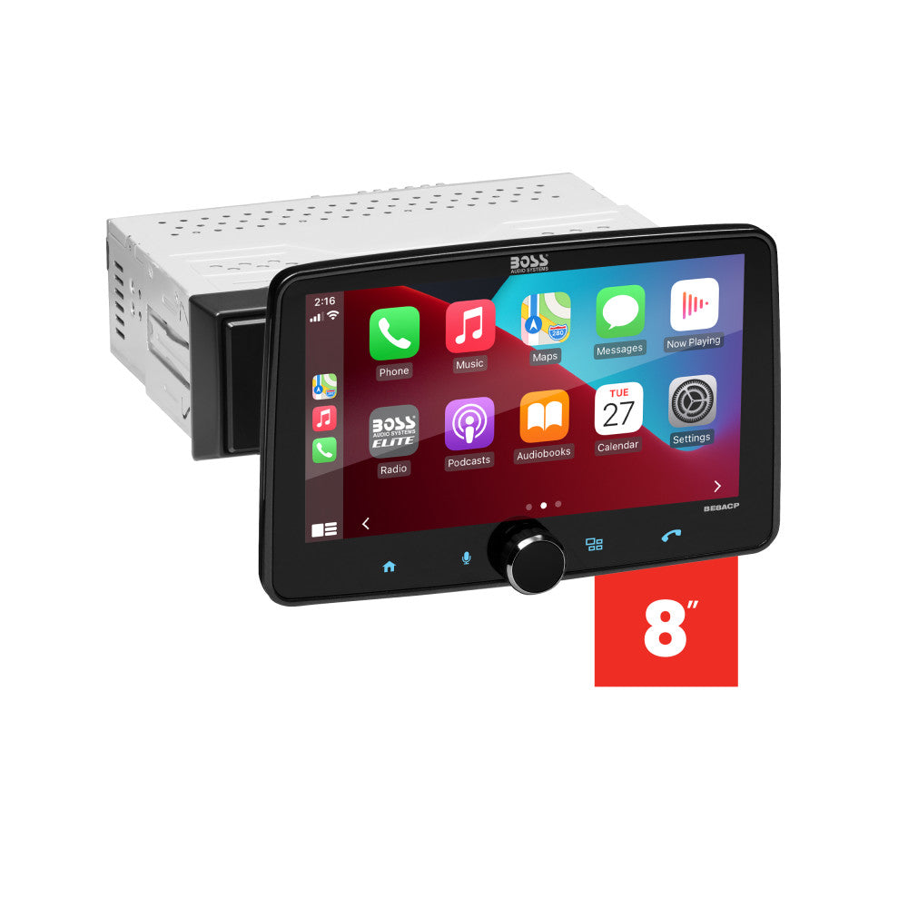 BOSS Elite, In-Dash > Apple CarPlay > Floating Displays, Model BE8ACP, additional product image