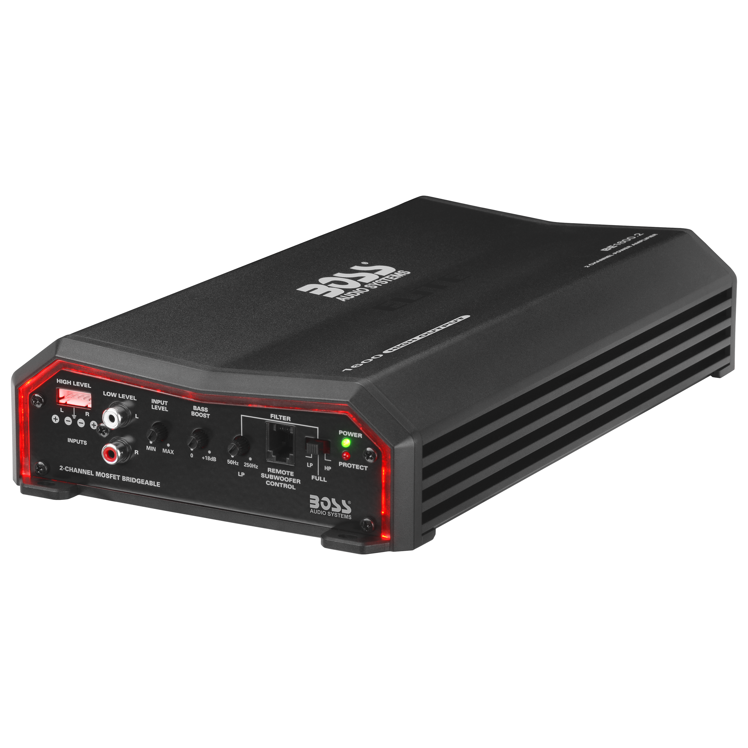 BOSS Audio Systems BE1600.2 2 Channel Car Amplifier - 1600 High