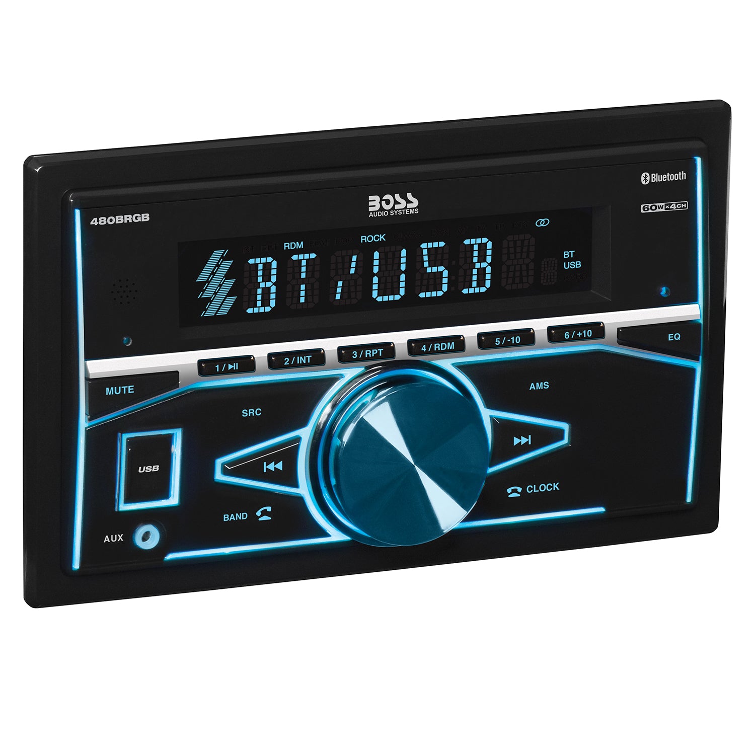 BRA62年？Stereo！Juarez E Seu Conjunto/Boss BOSS Audio Systems 480BRGB Car Stereo - Double Din, Bluetooth, No