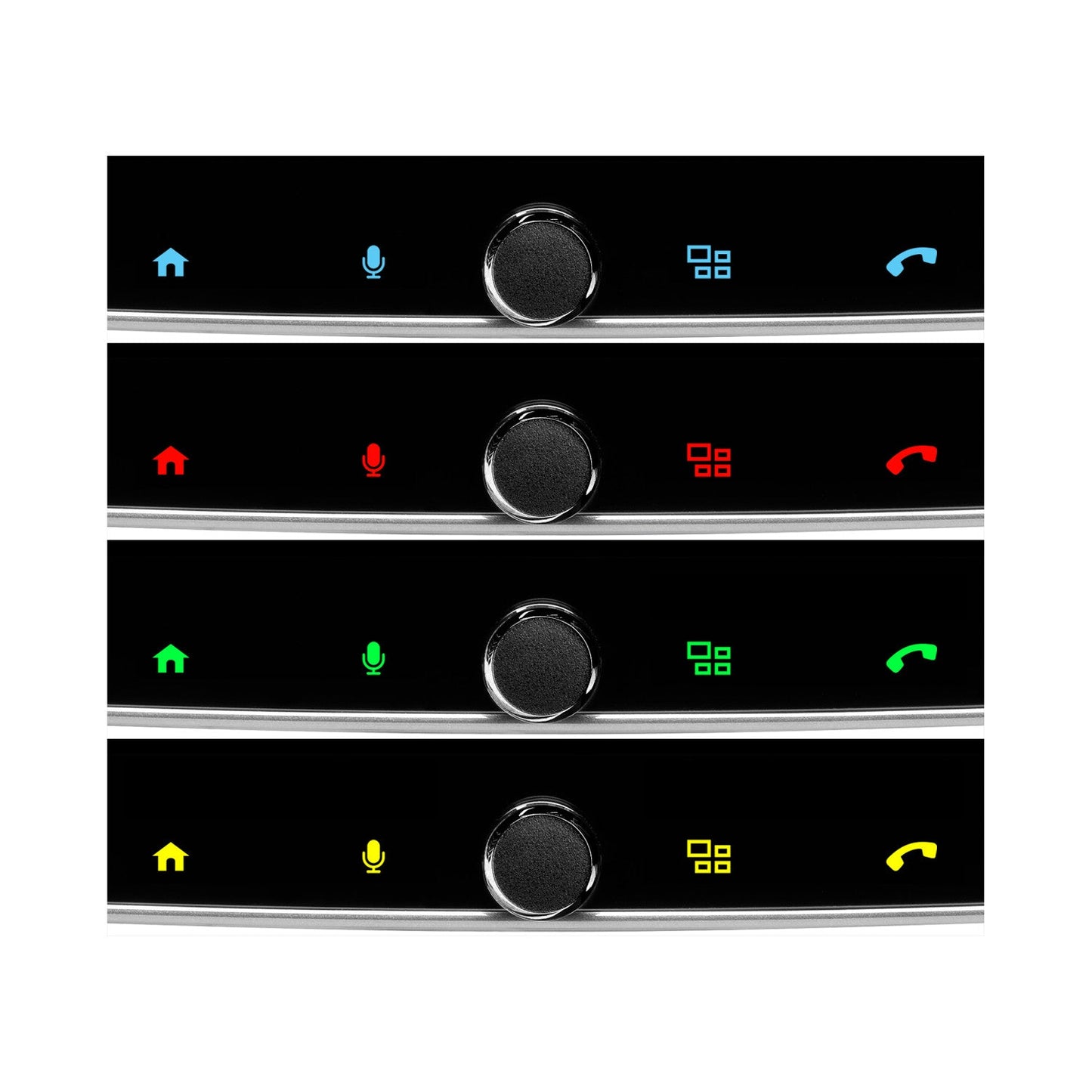 BOSS Elite, In-Dash > Apple CarPlay > Floating Displays, Model BECPA10W, front face view