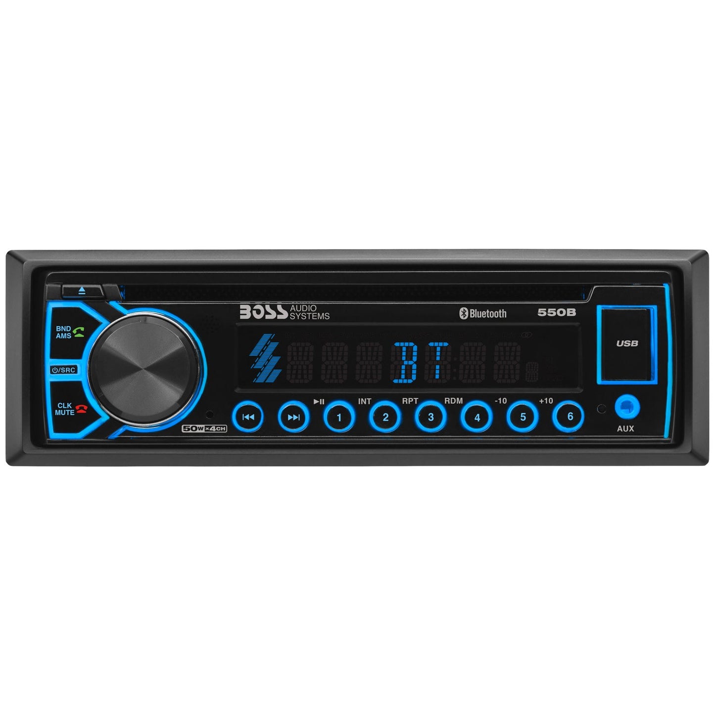 BOSS Audio Systems, In-Dash > Single Din, Model 550B, retail packaging view