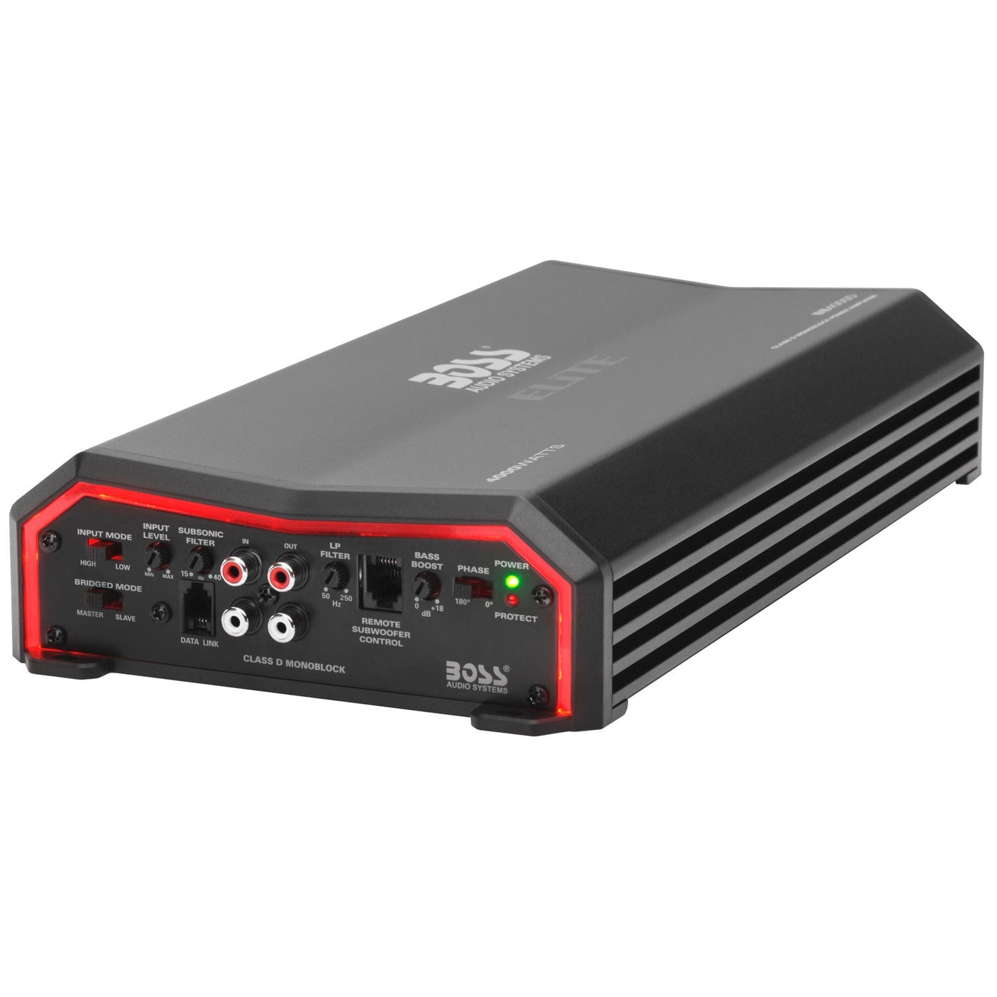 BOSS Audio Systems, Amplifiers > Class D, Model BE4000D, detail view