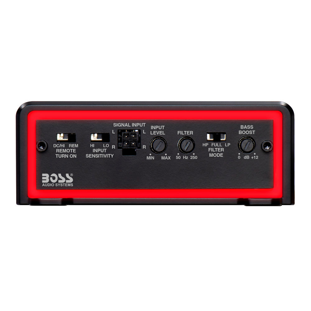 BOSS Elite, Amplifiers > 2-Channel, Model BE600.2D, left side view