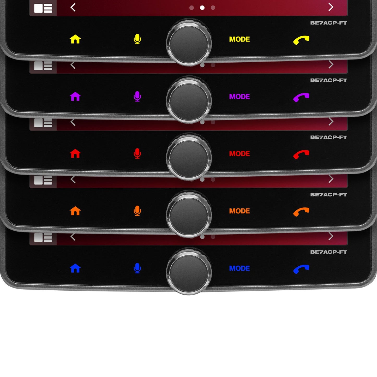 BOSS Audio Systems, In-Dash > CarPlay, Model BE7ACP-CFT, front face view