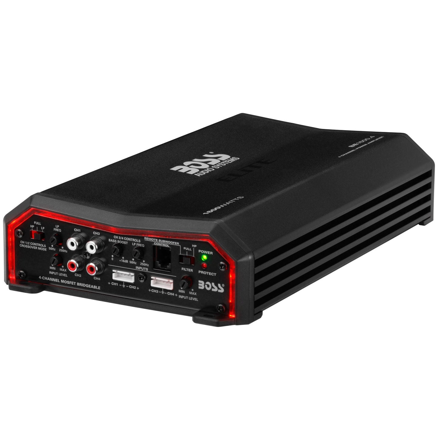 BOSS Audio Systems, Amplifiers > 4-Channel, Model BE1600.4, additional product image